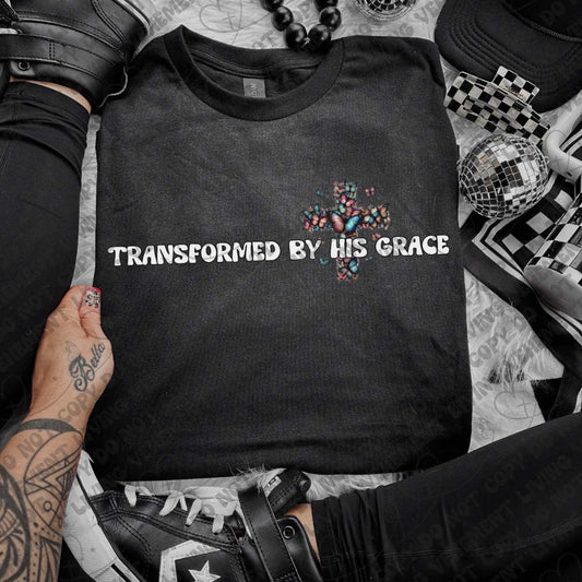 Transformed by His Grace digital design