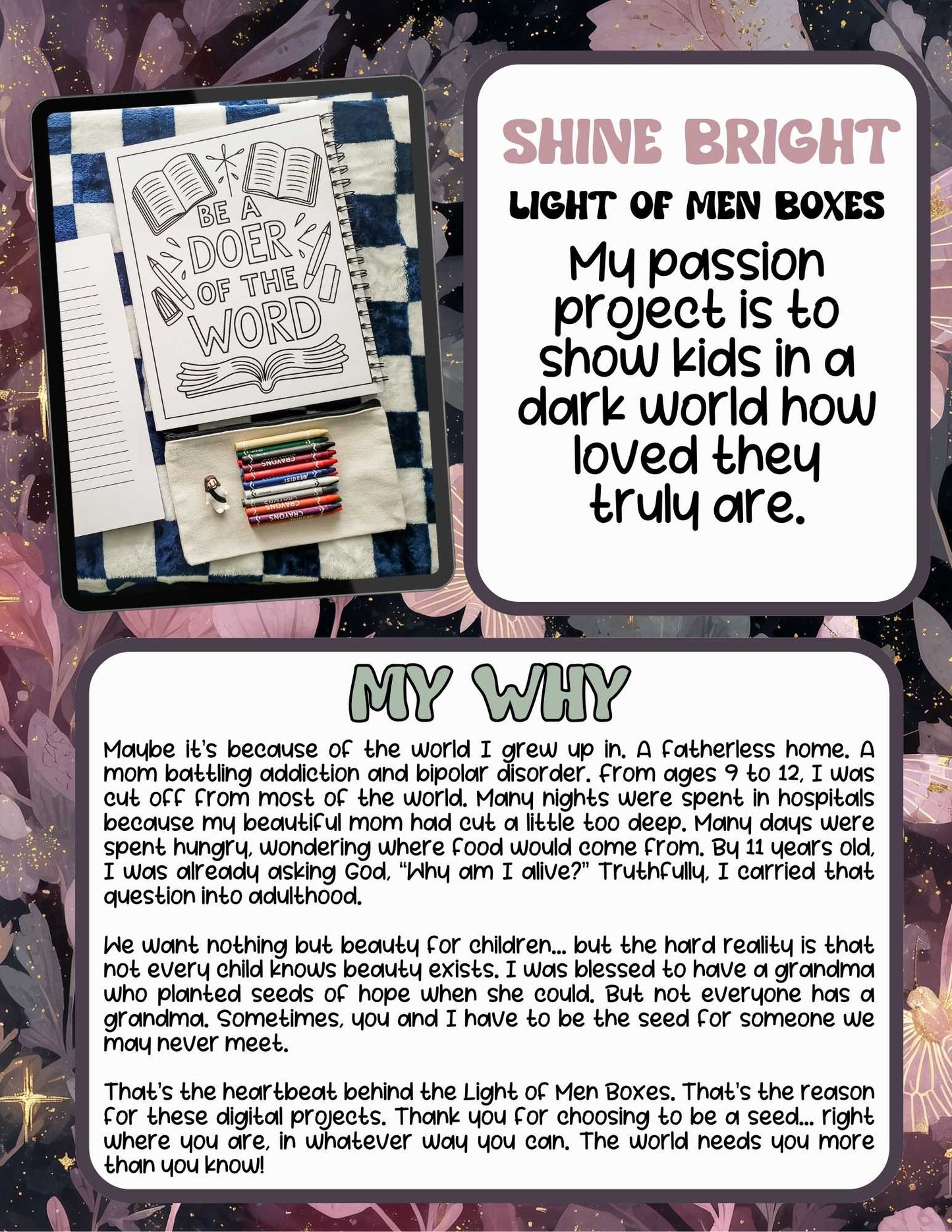 Light of Men Fundraiser Part 2