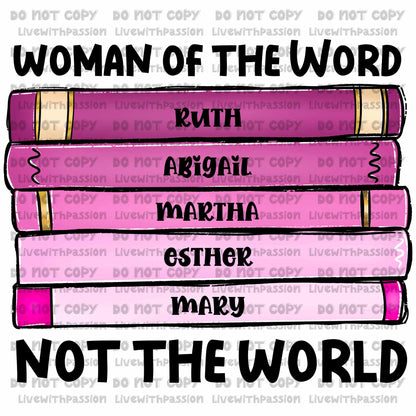 Woman of The Word digital design